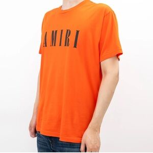 Men’s AMIRI Bold Orange Short Sleeve Tee